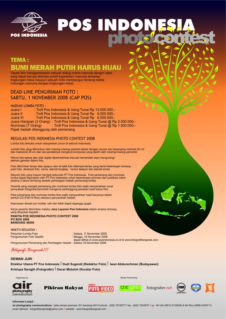 poster posindo photo contest 2008 (blog)